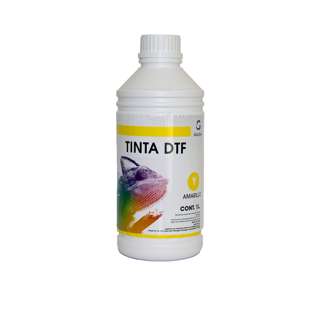 Tinta DTF amarilla 1 litro para impresión textil