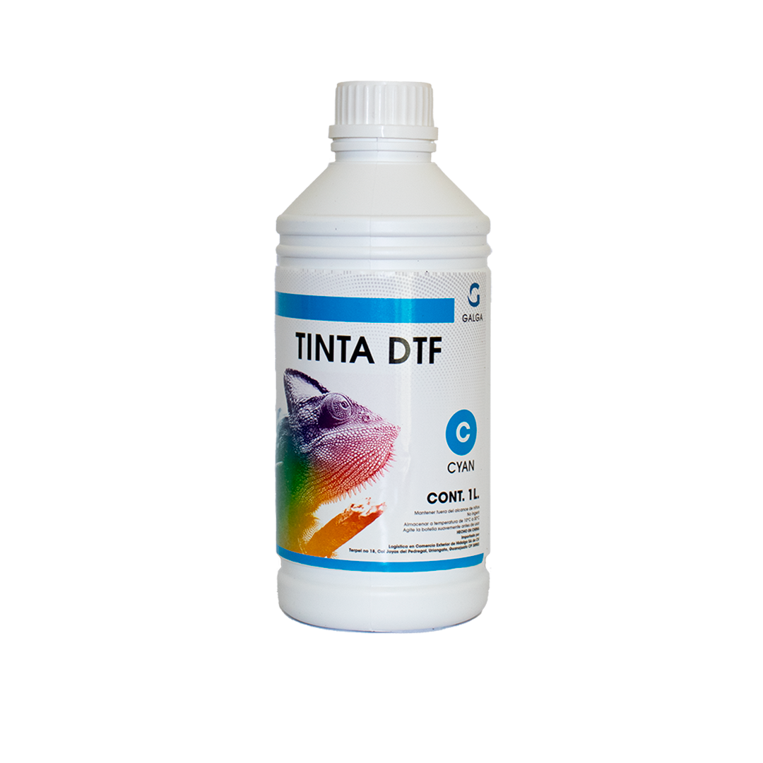 Tinta DTF azul 1 litro para impresión textil