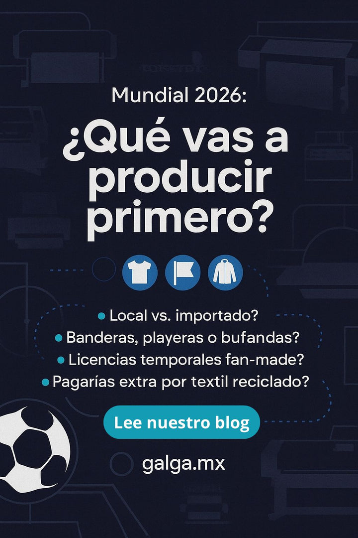 Mundial 2026: por qué montar hoy tu línea de sublimación, DTF, calandra y corte láser