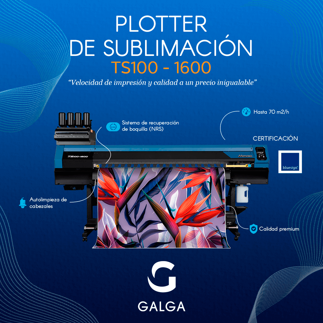 Revoluciona la Moda con el Plotter de Sublimación TS100-160 de Mimaki