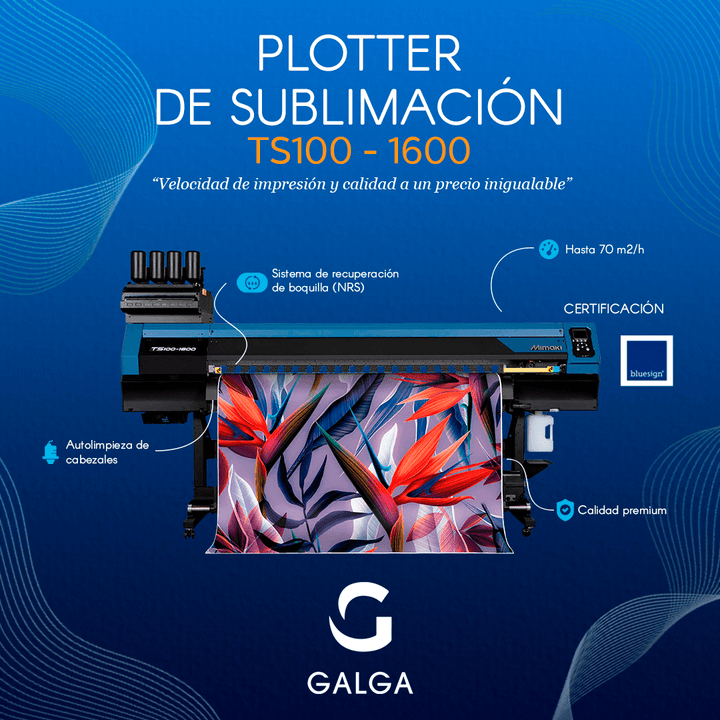 Revoluciona la Moda con el Plotter de Sublimación TS100-160 de Mimaki