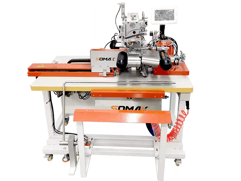 SM-07A Máquina automática para dobladillo circular de camisetas/polos