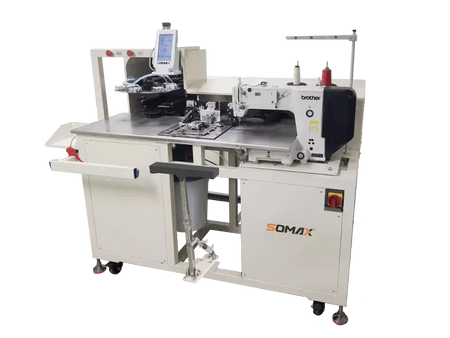 SM-19P MÁQUINA AUTOMÁTICA PARA COSTURA DE BOLSILLOS ALTA EFICIENCIA Y CALIDAD