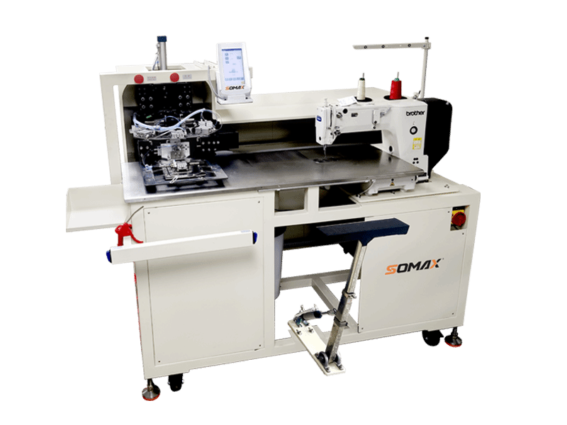 SM-19P MÁQUINA AUTOMÁTICA PARA COSTURA DE BOLSILLOS ALTA EFICIENCIA Y CALIDAD