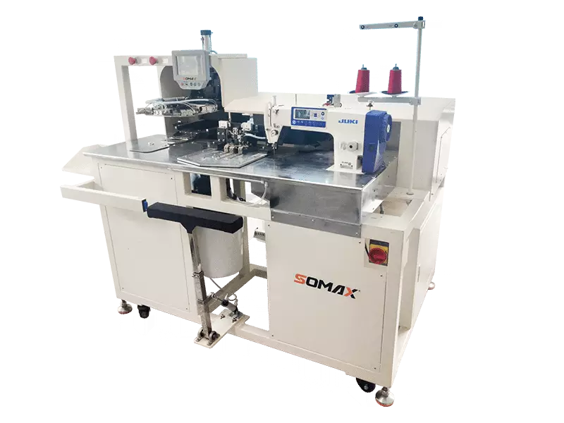 SM-19S MÁQUINA AUTOMÁTICA PARA COLOCACIÓN DE BOLSILLOS EFICIENCIA 7 VECES MAYOR