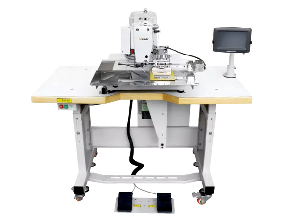 SM-18-2 MÁQUINA COMPUTARIZADĄ DE COSTURA DE PATRONES (ETIQUETAS) SIMPLIFICACIÓN DE PROCESOS COMPLEJOS