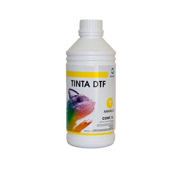 Tinta DTF amarilla 1 litro para impresión textil