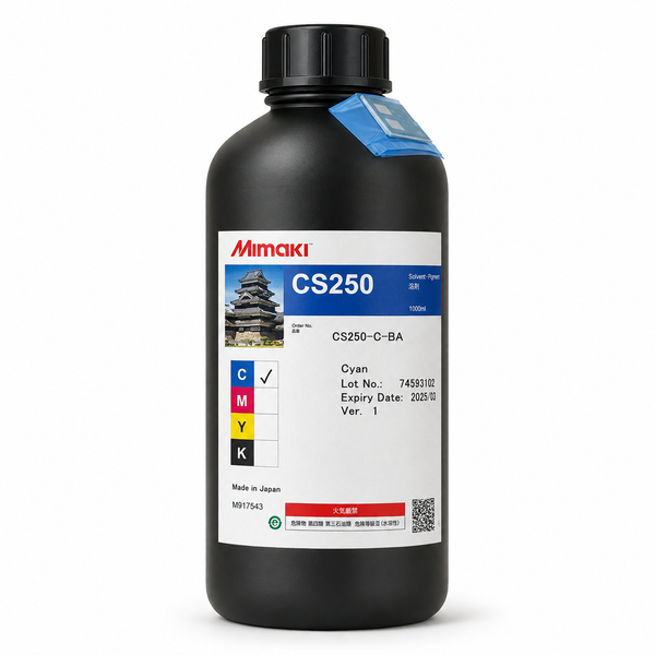 Tintas Mimaki CS250 – Solvente original de alto rendimiento