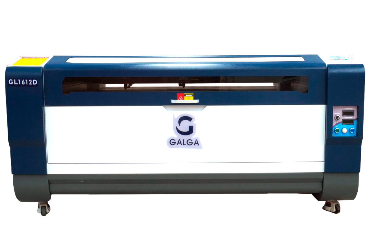 Máquina CNC láser CO2 1612 para corte de acrílico, tela y cuero