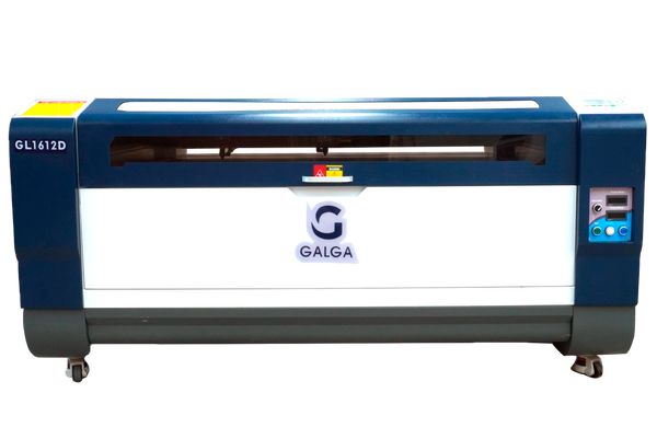 Máquina CNC láser CO2 1612 para corte de acrílico, tela y cuero