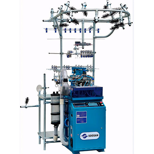 Tejedora de Calcetines YX 343, combina precisión, velocidad y tecnología de punta, permitiendo la producción eficiente de calcetines con múltiples diseños.