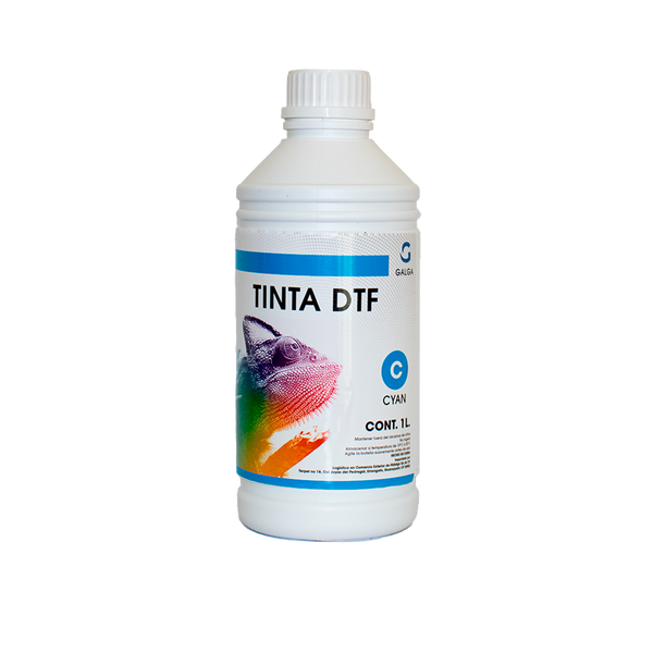 Tinta DTF azul 1 litro para impresión textil