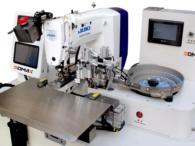Botonera automática SOMAX SM-05BA | Abotonadora industrial para polos