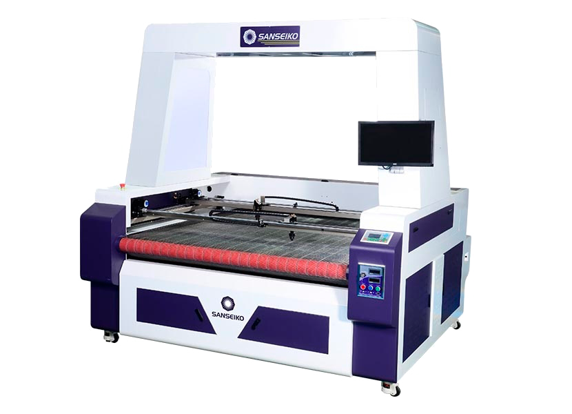 Cortadora Láser con Cámara HQ-1610-VAF, doble cabezal Q1614-2A-VF con cámara de visión inteligente es la solución perfecta рага quienes buscan precisión y eficiencia en sus procesos de corte.