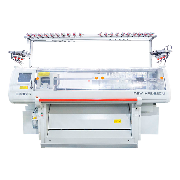 Tejedora Rectilínea Cixing New HP2, es una tejedora rectilínea de última generación, diseñada para ofrecer máxima eficiencia y estabilidad en la producción de tejidos complejos.