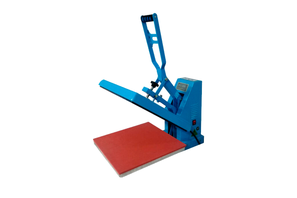 Máquina plancha 38x38 para estampado en ropa y accesorios