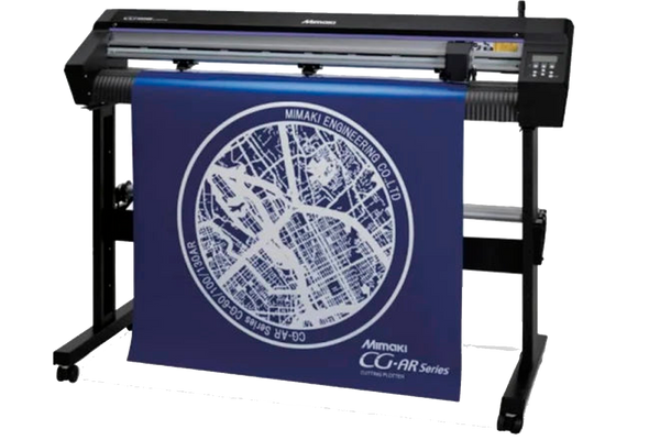 Plotter de corte Mimaki CG-AR, maquinaria industrial en México para cortes de alta precisión y calidad