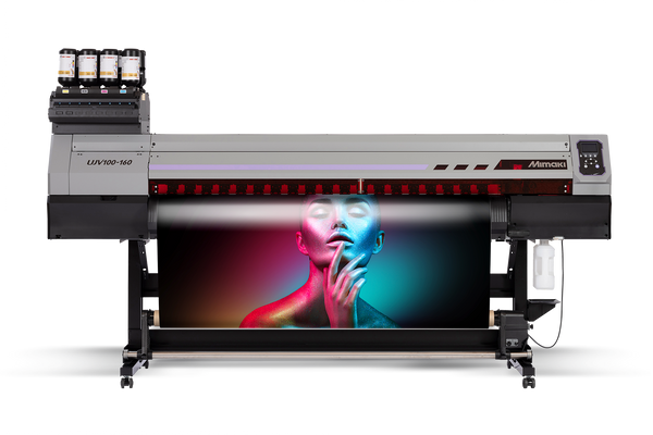 Plotter UV LED Mimaki UJV100, equipo industrial de alta precisión para impresiones digitales y soluciones gráficas en México.