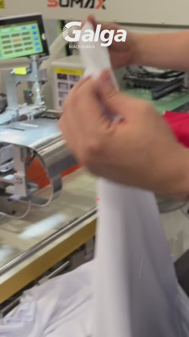 Máquina automática para dobladillo circular de camisetas/polos - Edición para adultos